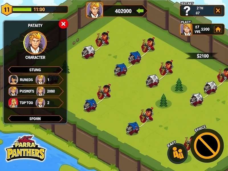 Parra Panthers Royal Rumble Character Selection